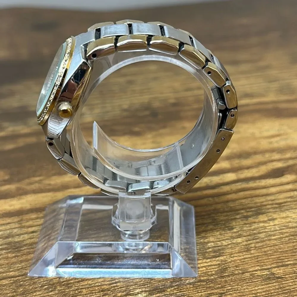 Fossil Colleague AM 4183 Women's Two-Tone Stainless Steel Analog Dial Watch‎